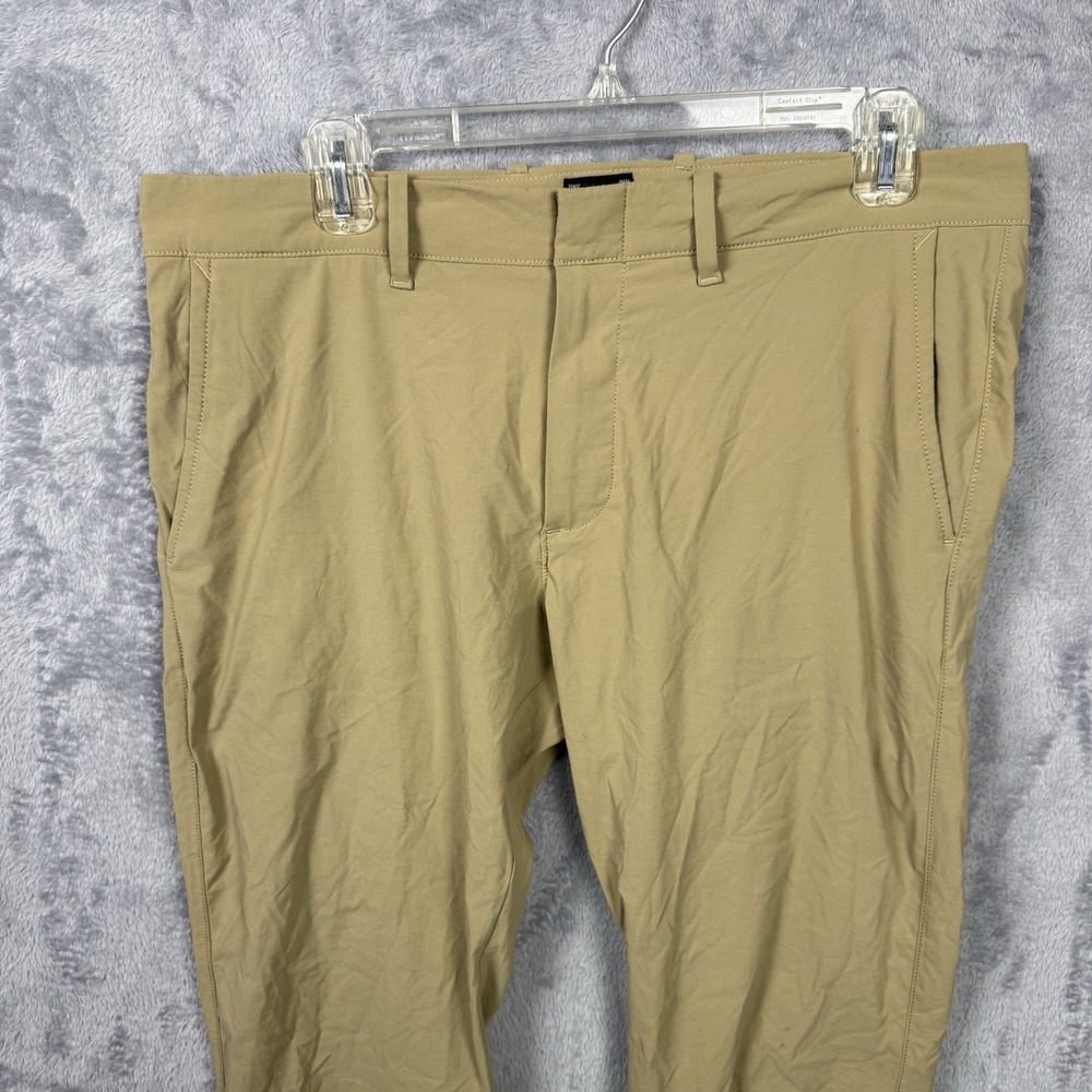 J. Crew 33x32 484 Slim-fit Pants‎ Khaki Career Preppy Office Minimalist - Picture 2 of 7